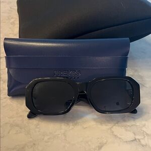Freyrs Black Sunglasses with Case